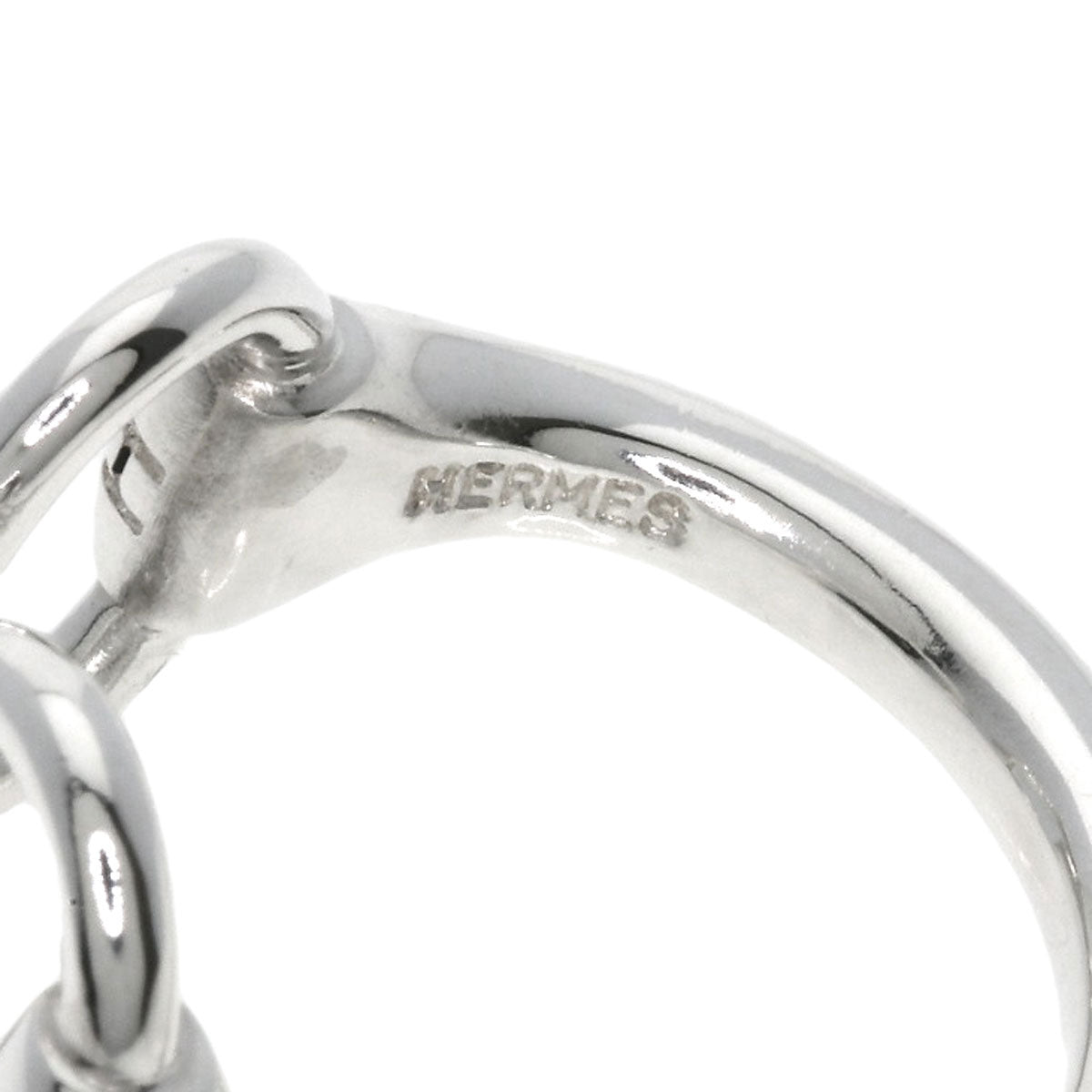 HERMES Nausicaa Ring Silver Ladies [Used]