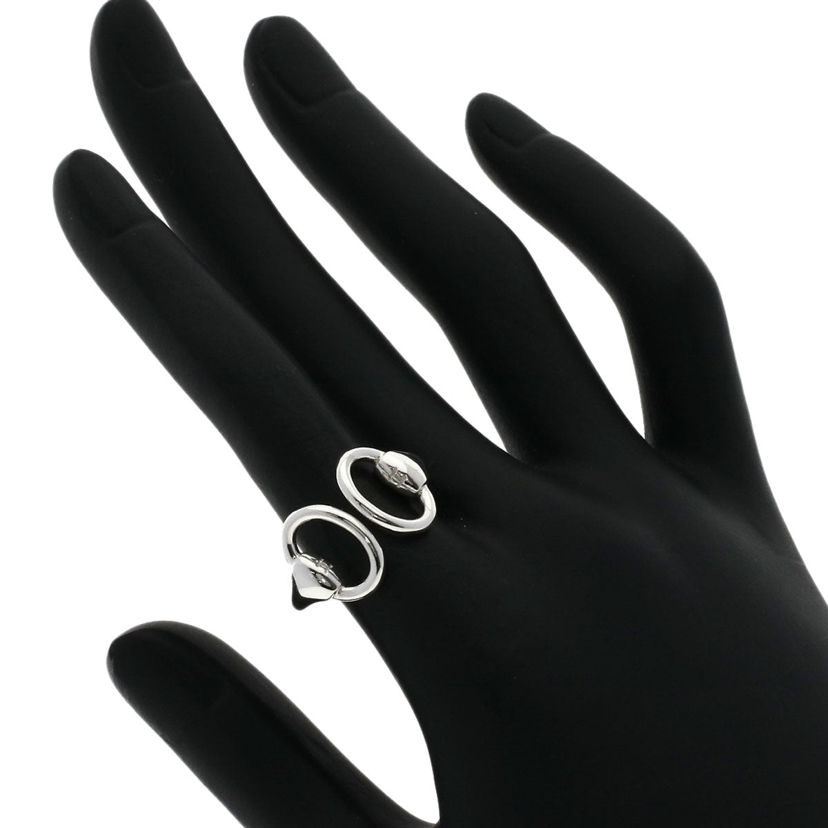 HERMES Nausicaa Ring Silver Ladies [Used]