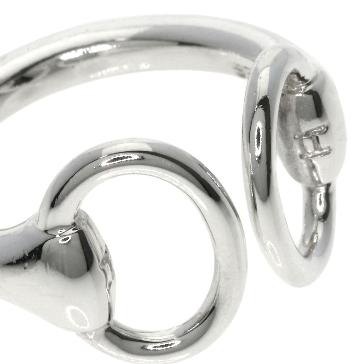 HERMES Nausicaa Ring Silver Ladies [Used]