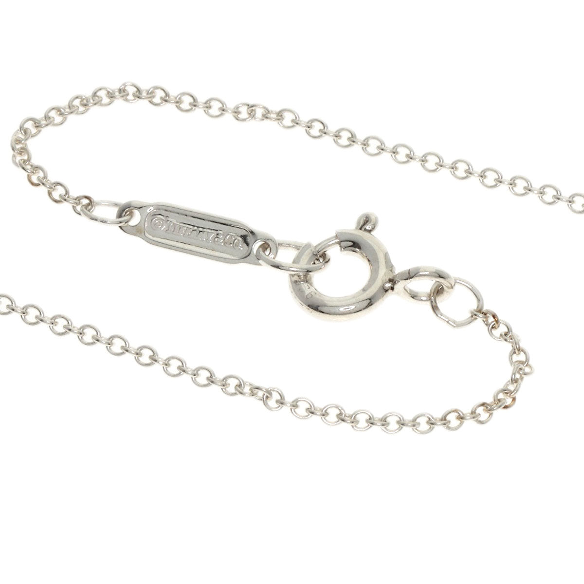 TIFFANY&Co. 1837 Round Rock Diamond Necklace Silver Ladies [Used]