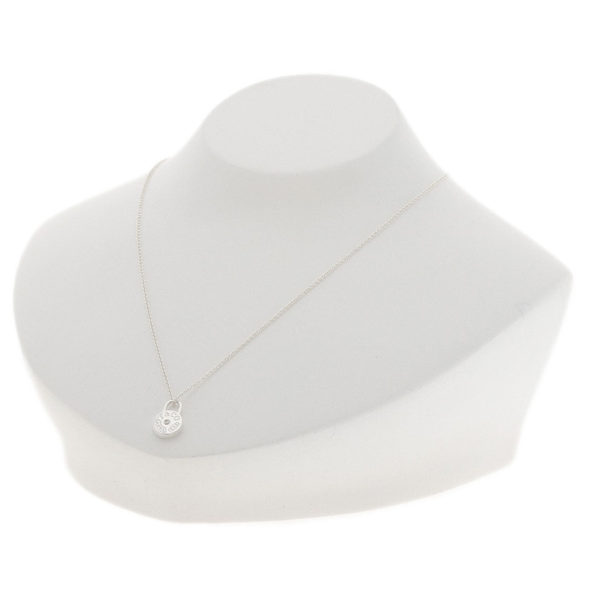 TIFFANY&Co. 1837 Round Rock Diamond Necklace Silver Ladies [Used]