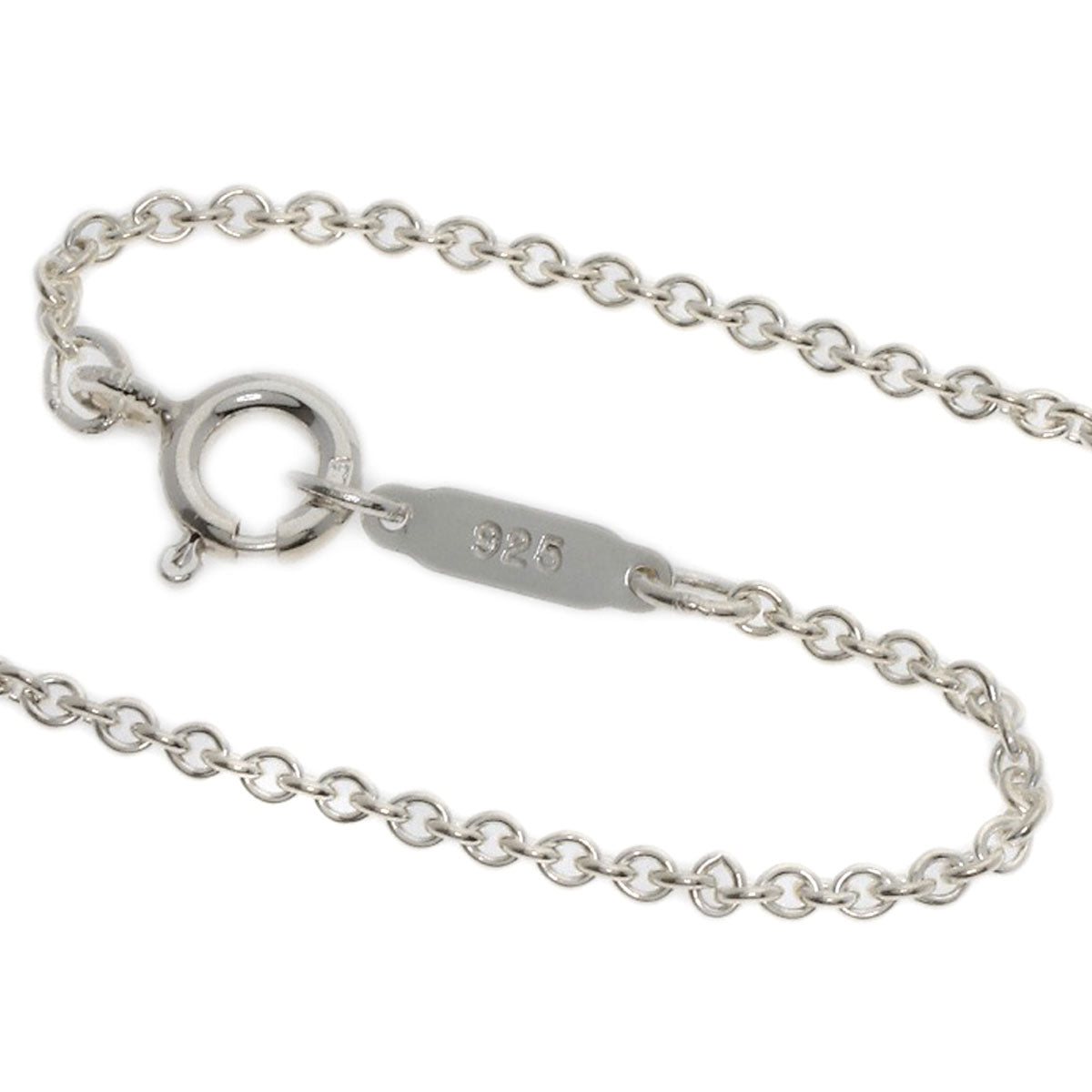 TIFFANY&Co. Heart ribbon Necklace Silver 18K Yellow GoldLadies [Used]