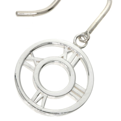 TIFFANY&Co. Atlas circle earring Silver Ladies [Used]