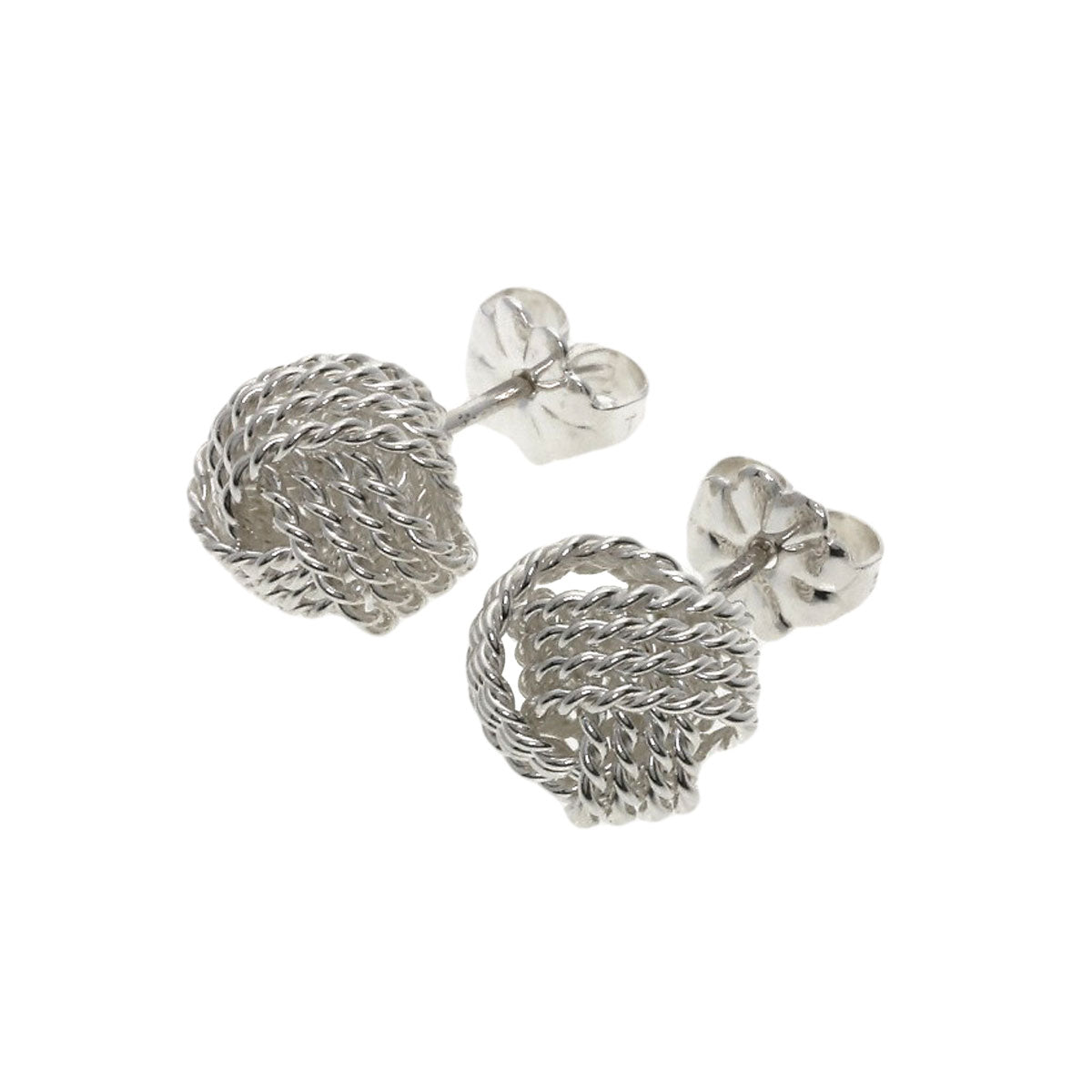 TIFFANY&Co. Mesh ball earring Silver Ladies [Used]