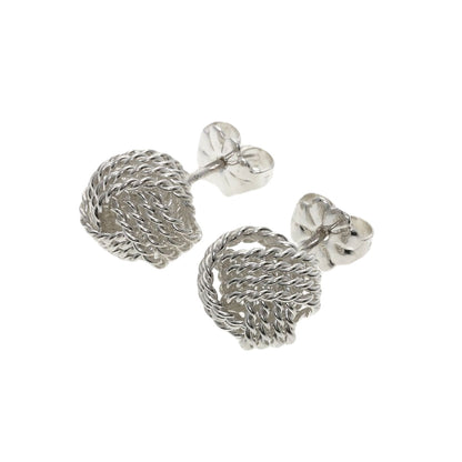 TIFFANY&Co. Mesh ball earring Silver Ladies [Used]