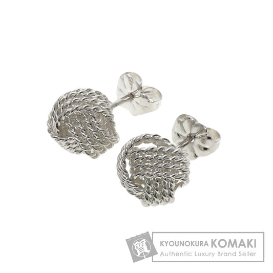 TIFFANY&Co. Mesh ball earring Silver Ladies [Used]