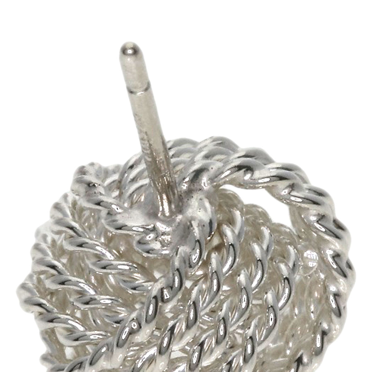 TIFFANY&Co. Mesh ball earring Silver Ladies [Used]