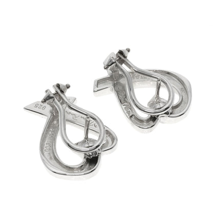 TIFFANY&Co. Loving heart earring Silver Ladies [Used]