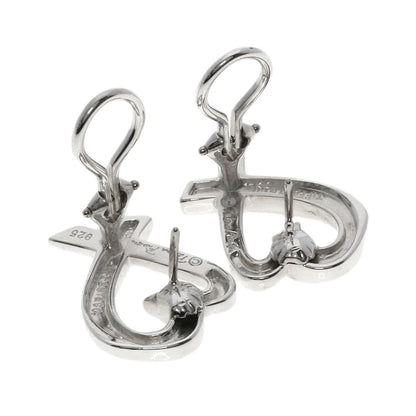 TIFFANY&Co. Loving heart earring Silver Ladies [Used]