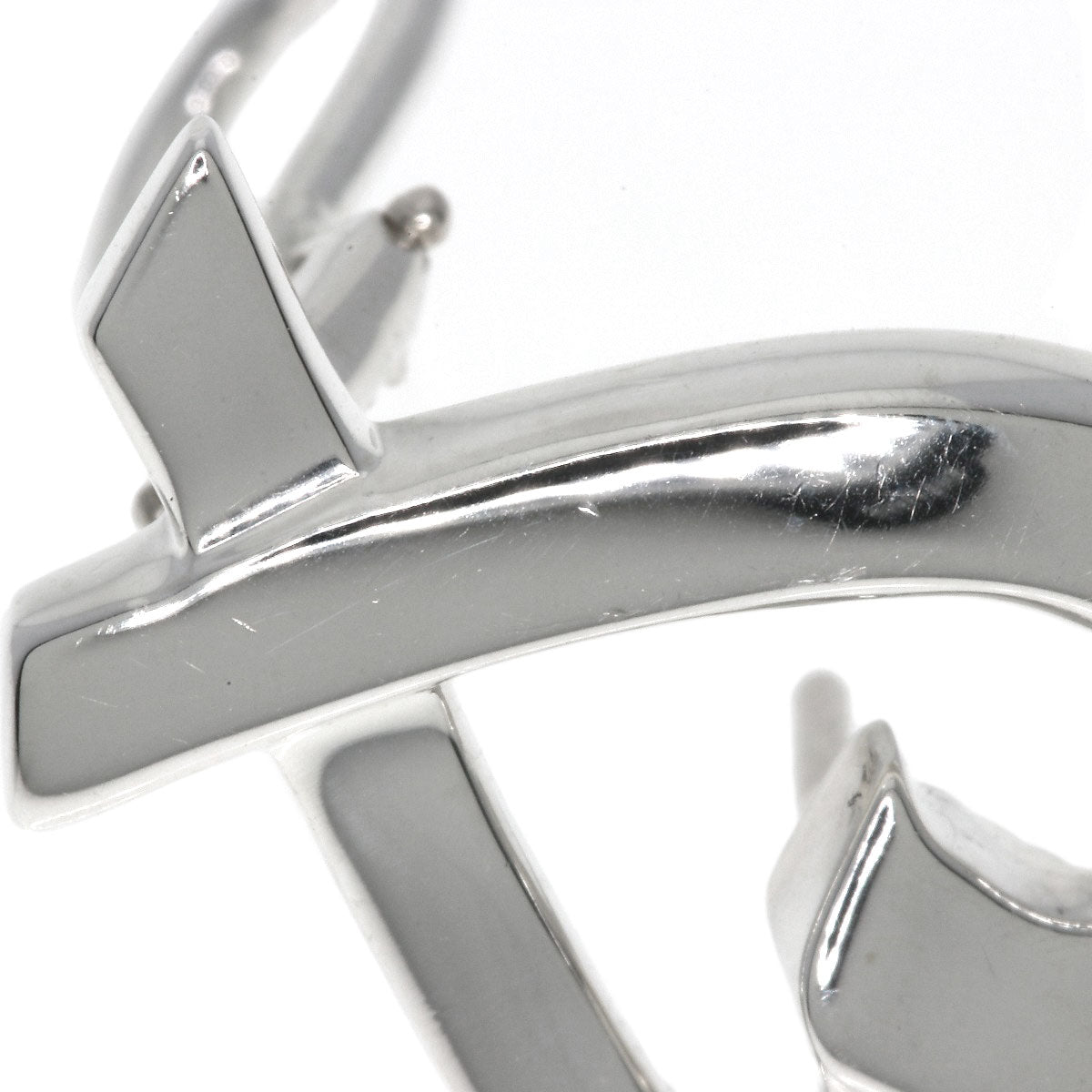 TIFFANY&Co. Loving heart earring Silver Ladies [Used]