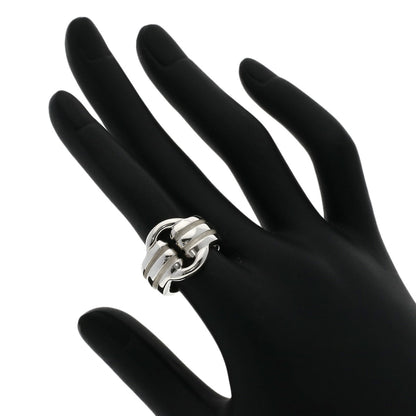 TIFFANY&Co. Grooved Circle Ring Silver Ladies [Used]