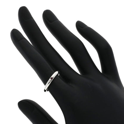 TIFFANY&Co. Stacking band Ruby Ring Silver Ladies [Used]
