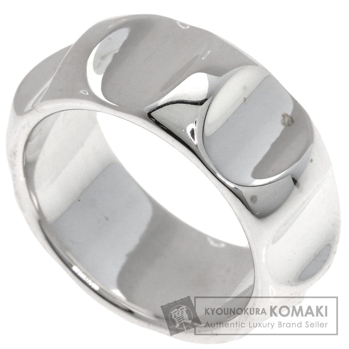 TIFFANY&Co. Paloma Picasso Groove Wide Ring Silver Ladies [Used]