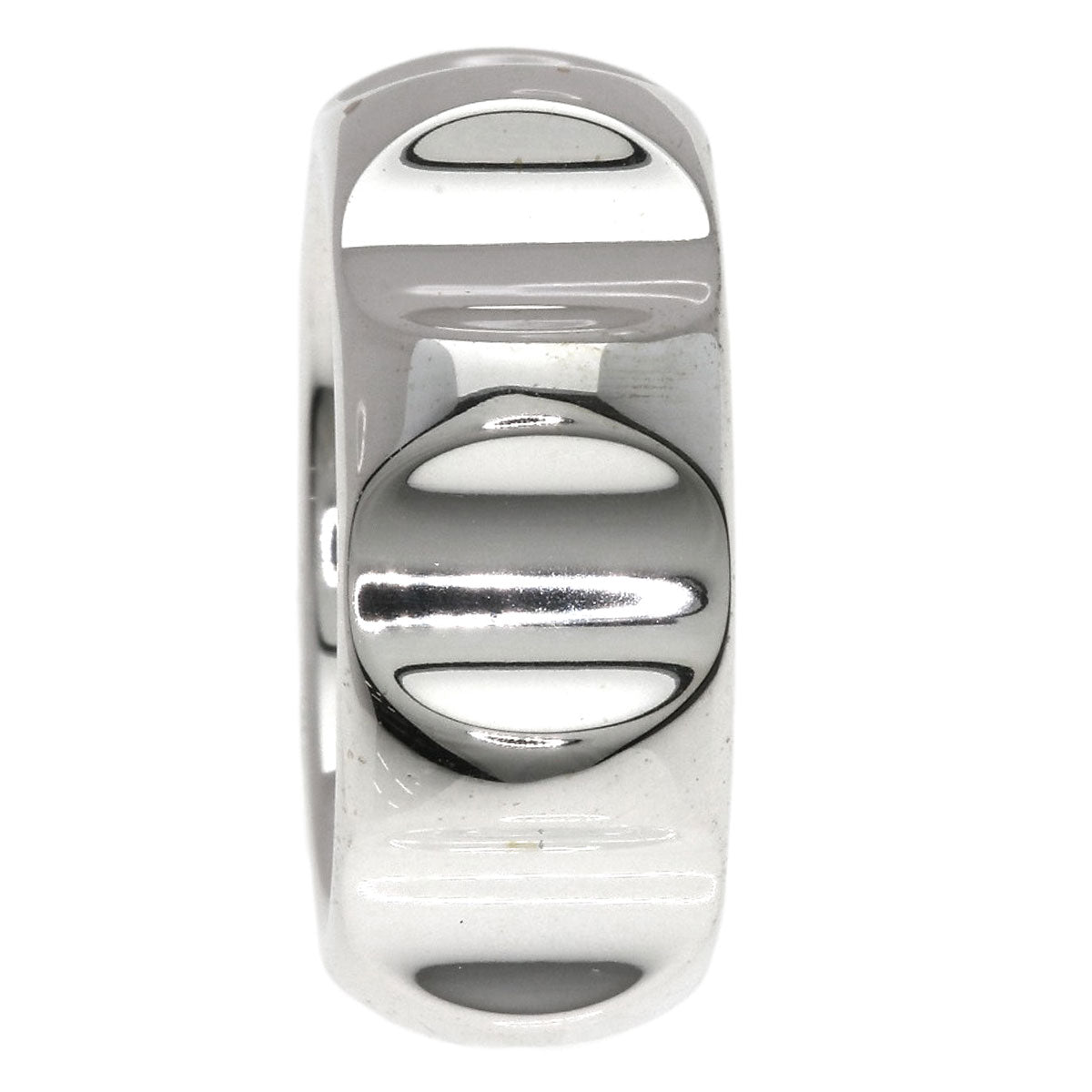 TIFFANY&Co. Paloma Picasso Groove Wide Ring Silver Ladies [Used]