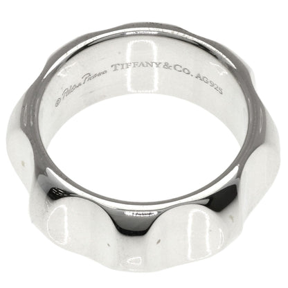 TIFFANY&Co. Paloma Picasso Groove Wide Ring Silver Ladies [Used]