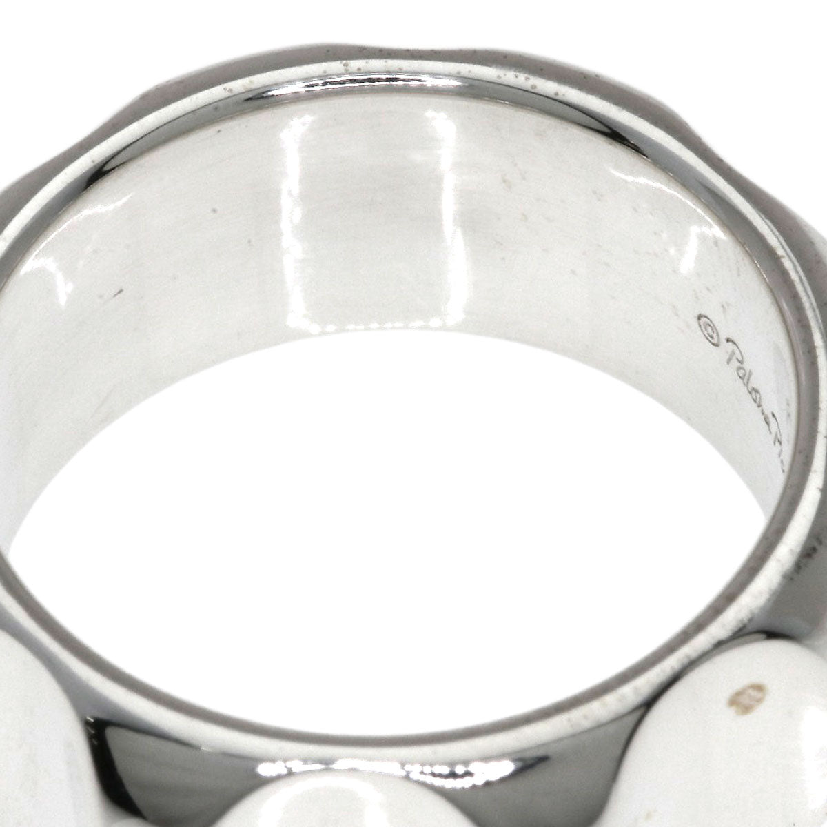 TIFFANY&Co. Paloma Picasso Groove Wide Ring Silver Ladies [Used]