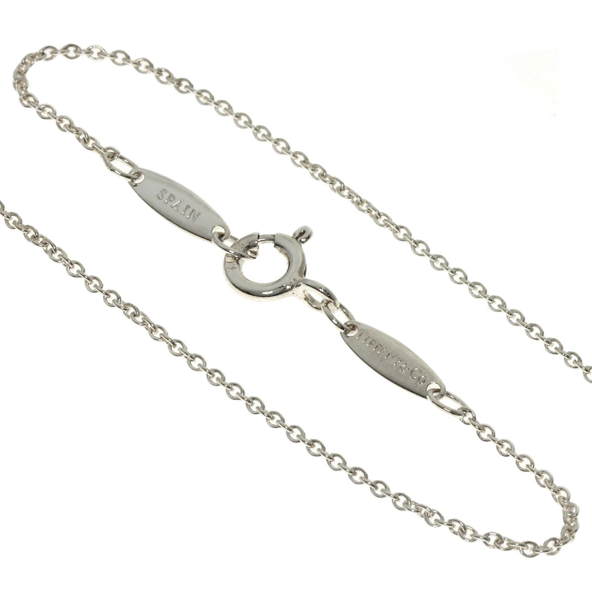 TIFFANY&Co. By The Yard 1P Diamond Necklace Silver Ladies [Used]