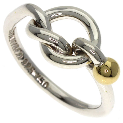TIFFANY&Co. Love knot Ring Silver 18K Yellow GoldLadies [Used]