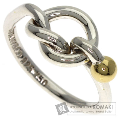 TIFFANY&Co. Love knot Ring Silver 18K Yellow GoldLadies [Used]