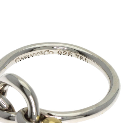 TIFFANY&Co. Love knot Ring Silver 18K Yellow GoldLadies [Used]