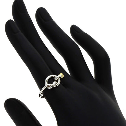 TIFFANY&Co. Love knot Ring Silver 18K Yellow GoldLadies [Used]
