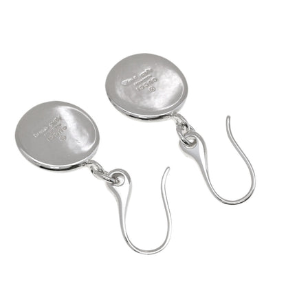 GUCCI Circle Logo Hook earring Silver Ladies [Used]
