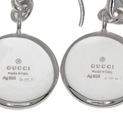 GUCCI Circle Logo Hook earring Silver Ladies [Used]