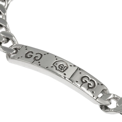 GUCCI Ghost skull motif Bracelet Silver Ladies [Used]