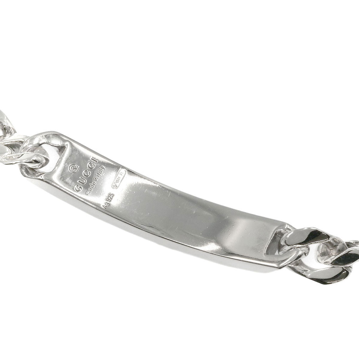 GUCCI Ghost skull motif Bracelet Silver Ladies [Used]