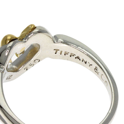 TIFFANY&Co. Heart ribbon Ring Silver 18K Yellow GoldLadies [Used]