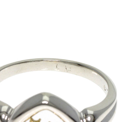 TIFFANY&Co. Heart ribbon Ring Silver 18K Yellow GoldLadies [Used]