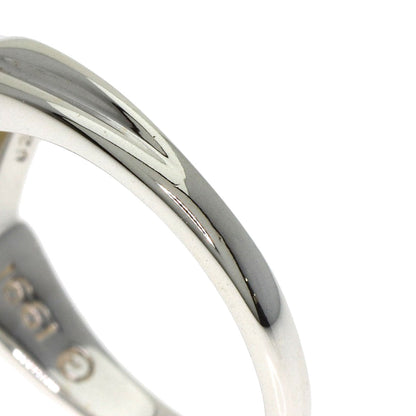 TIFFANY&Co. Heart ribbon Ring Silver 18K Yellow GoldLadies [Used]