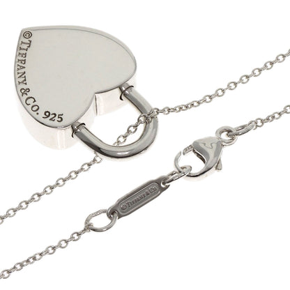 TIFFANY&Co. Heart lock Necklace Silver Ladies [Used]