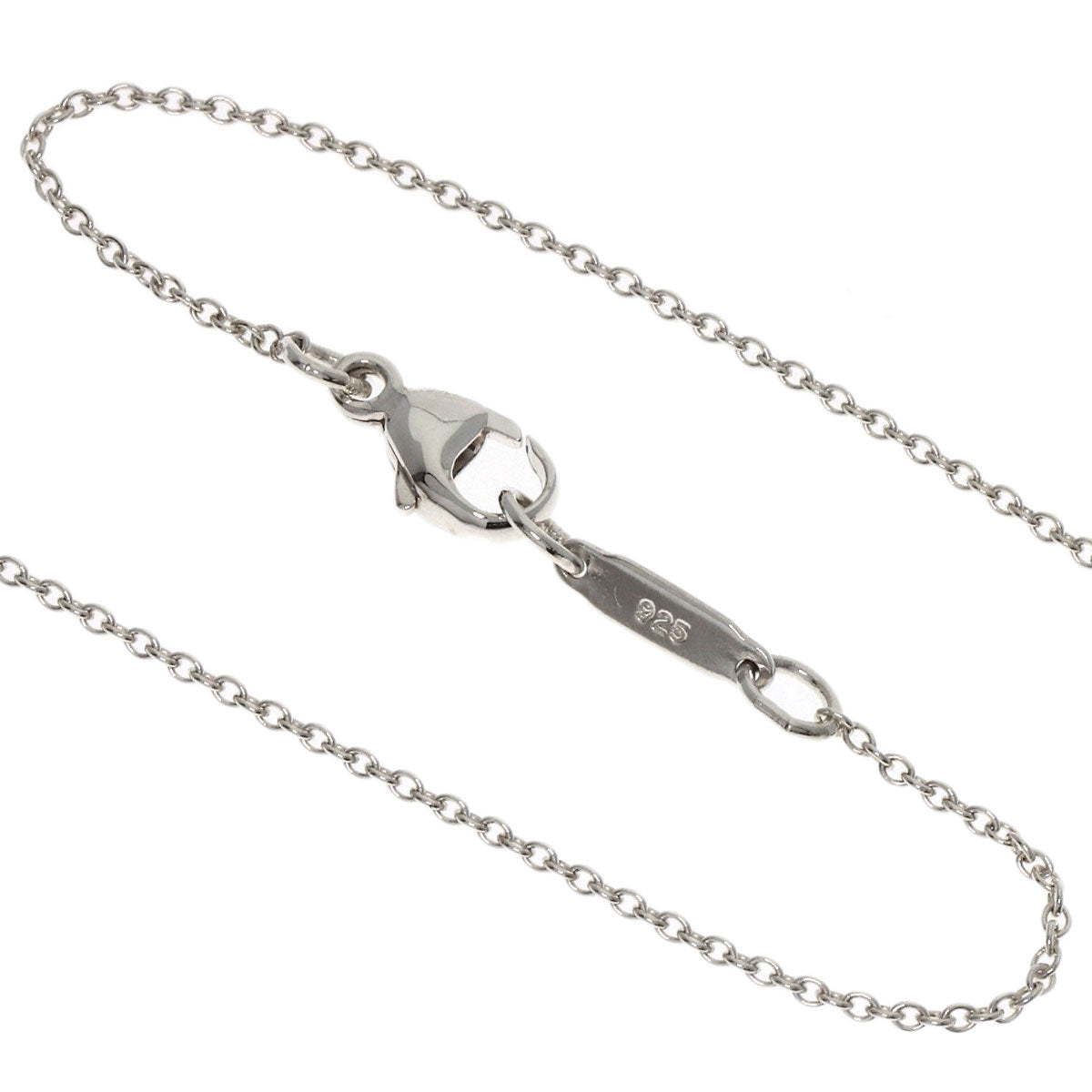 TIFFANY&Co. Heart lock Necklace Silver Ladies [Used]