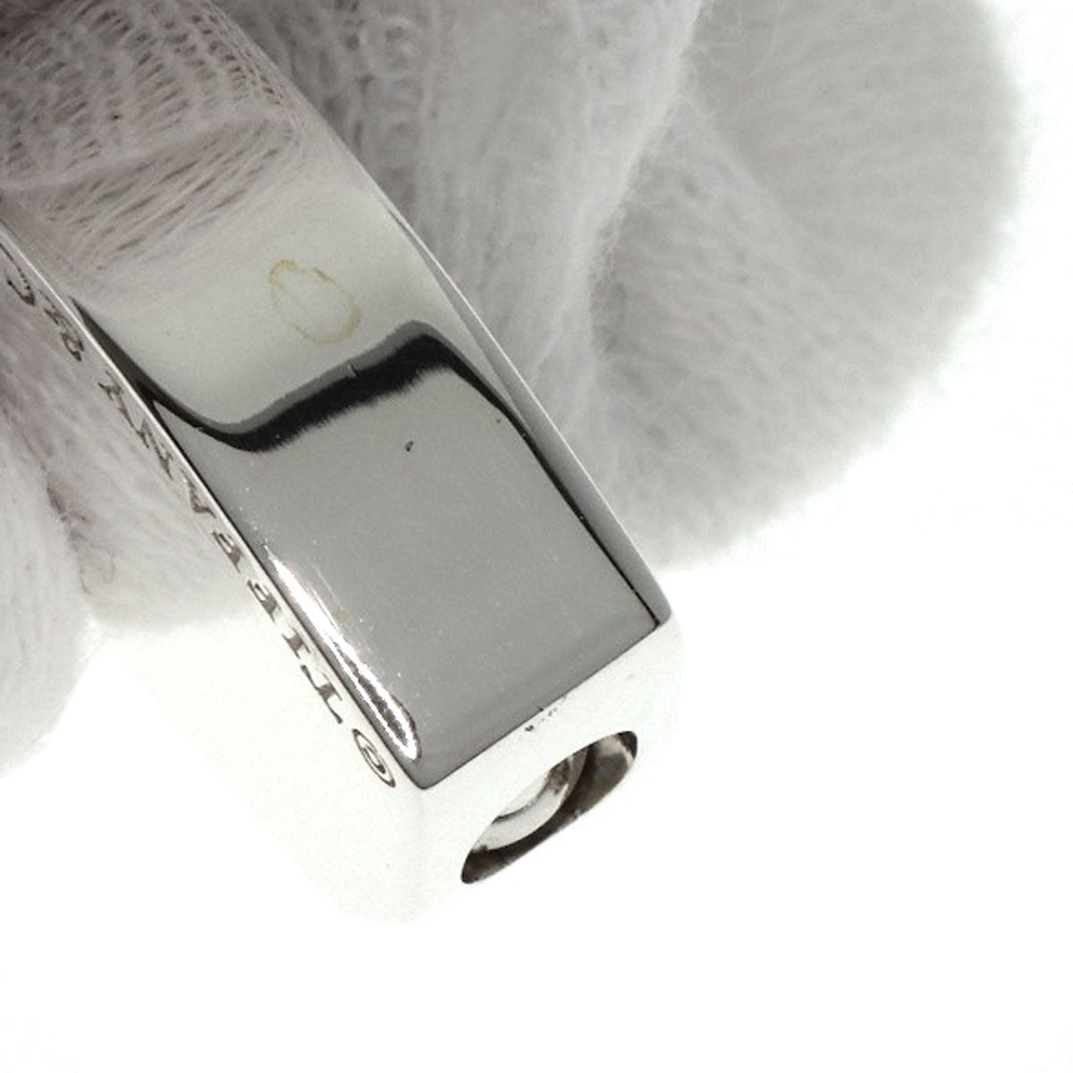 TIFFANY&Co. Heart lock Necklace Silver Ladies [Used]