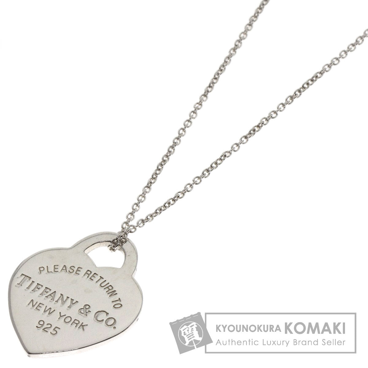TIFFANY&Co. Return to heart Necklace Silver Ladies [Used]