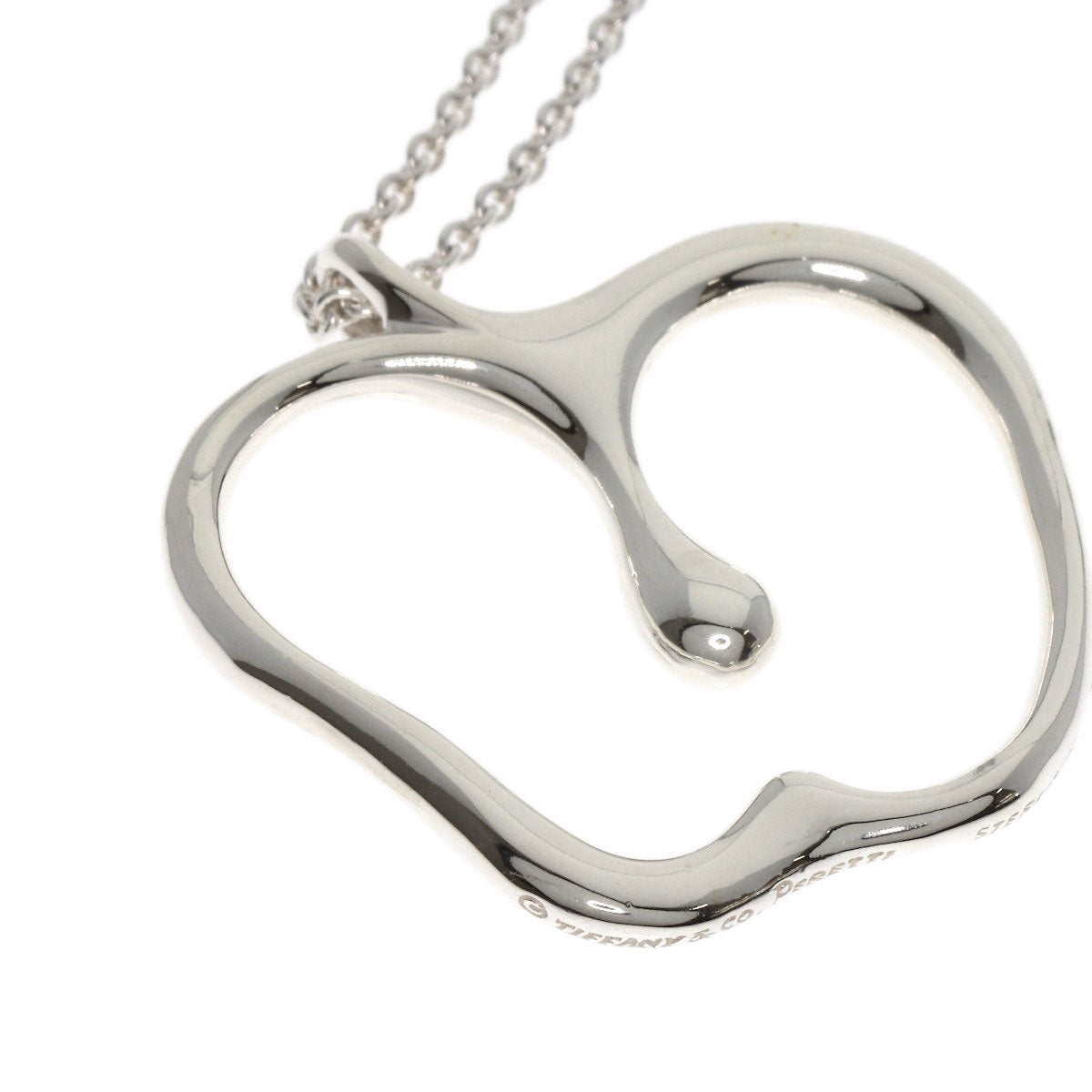 TIFFANY&Co. Apple Necklace Silver Ladies [Used]