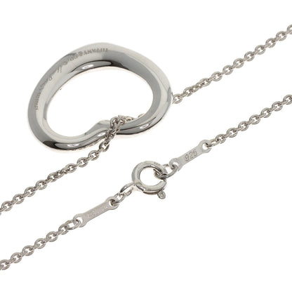 TIFFANY&Co. Open heart Necklace Silver Ladies [Used]