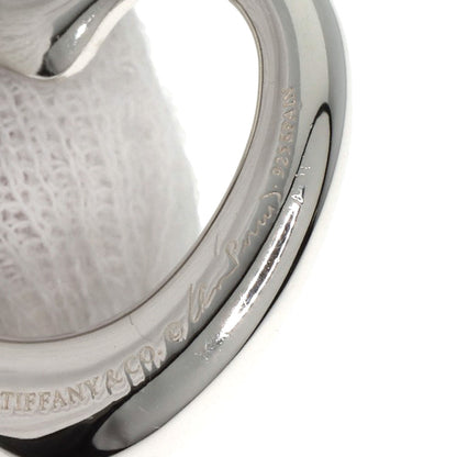 TIFFANY&Co. Open heart Necklace Silver Ladies [Used]