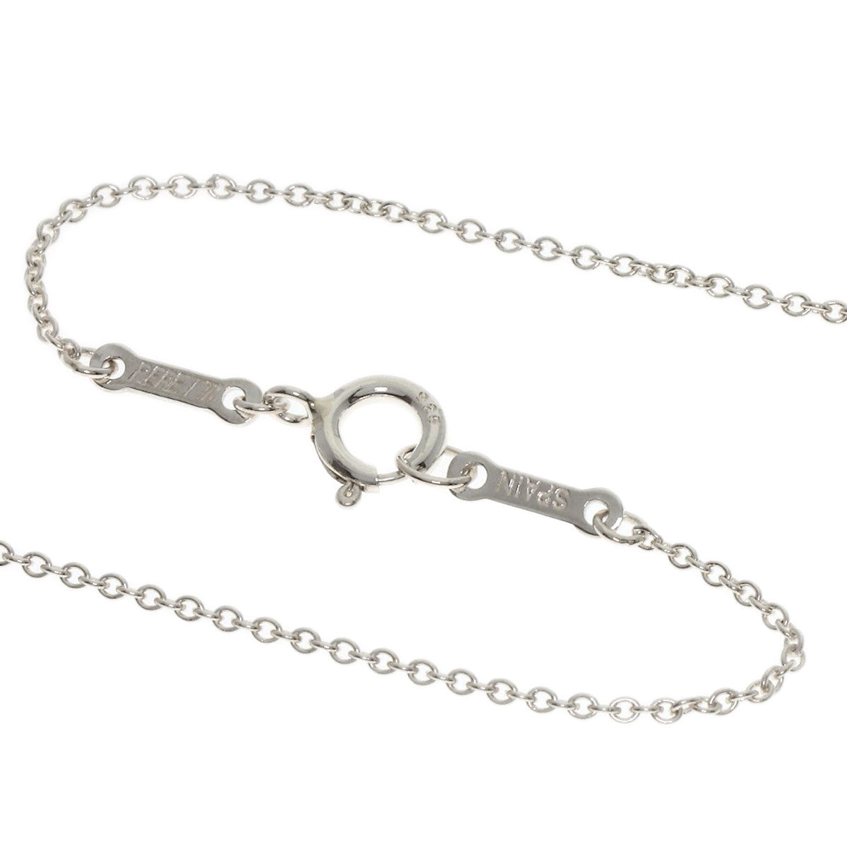 TIFFANY&Co. Open heart Necklace Silver Ladies [Used]