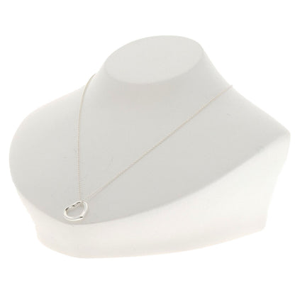 TIFFANY&Co. Open heart Necklace Silver Ladies [Used]