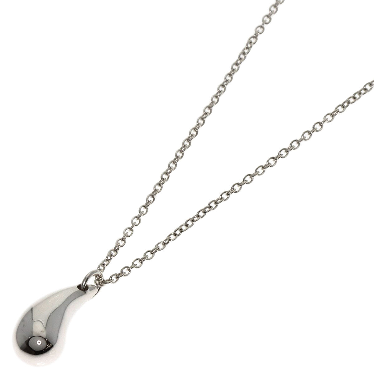 TIFFANY&Co. teardrop Necklace Silver Ladies [Used]