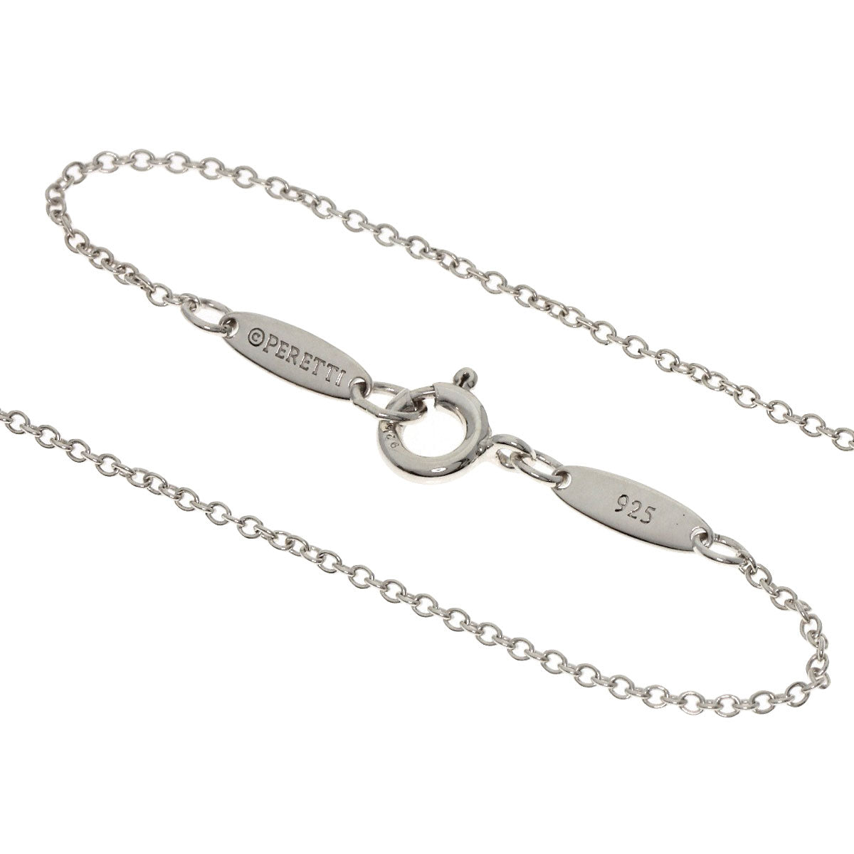 TIFFANY&Co. teardrop Necklace Silver Ladies [Used]