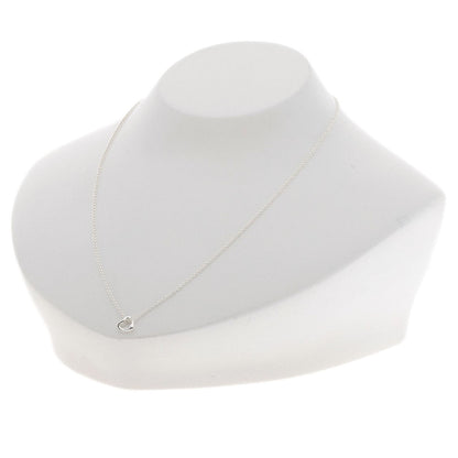 TIFFANY&Co. Open Heart Mini Necklace Silver Ladies [Used]
