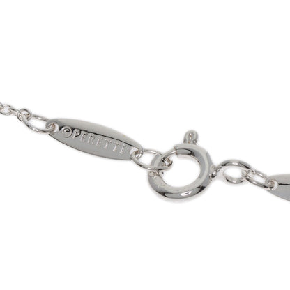 TIFFANY&Co. Open Heart Mini Necklace Silver Ladies [Used]