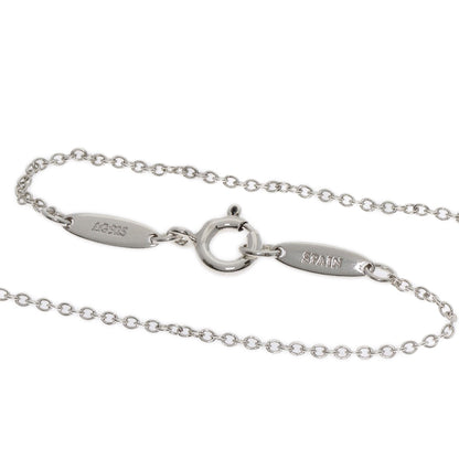 TIFFANY&Co. Open heart Necklace Silver Ladies [Used]