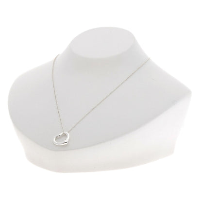 TIFFANY&Co. Open heart Necklace Silver Ladies [Used]