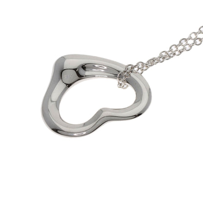 TIFFANY&Co. Open heart Necklace Silver Ladies [Used]