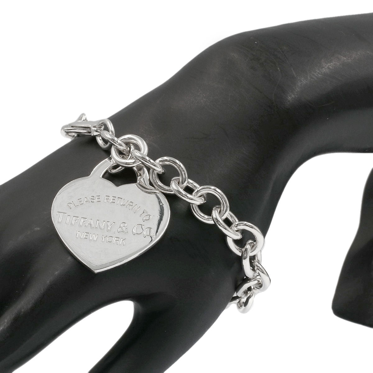 TIFFANY&Co. Return to TIFFANY & Co. Large Heart Tag Bracelet Silver Ladies [Used]