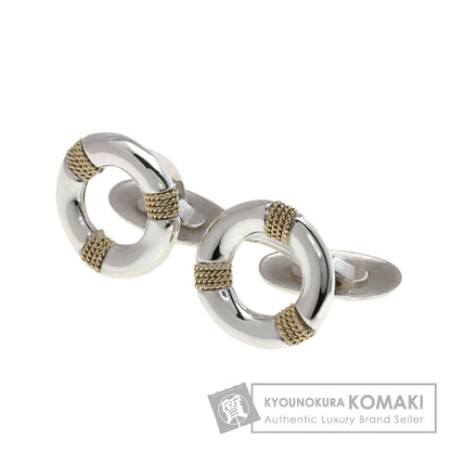 TIFFANY&Co. Circle cuffs Silver 18K Yellow Goldmens [Used]